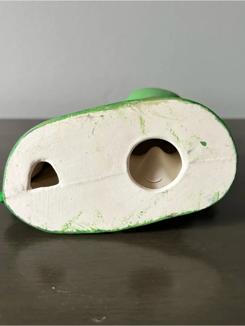 Painted Clay Magic 2480 Ceramic Happy St, Paddy’s Day Bear